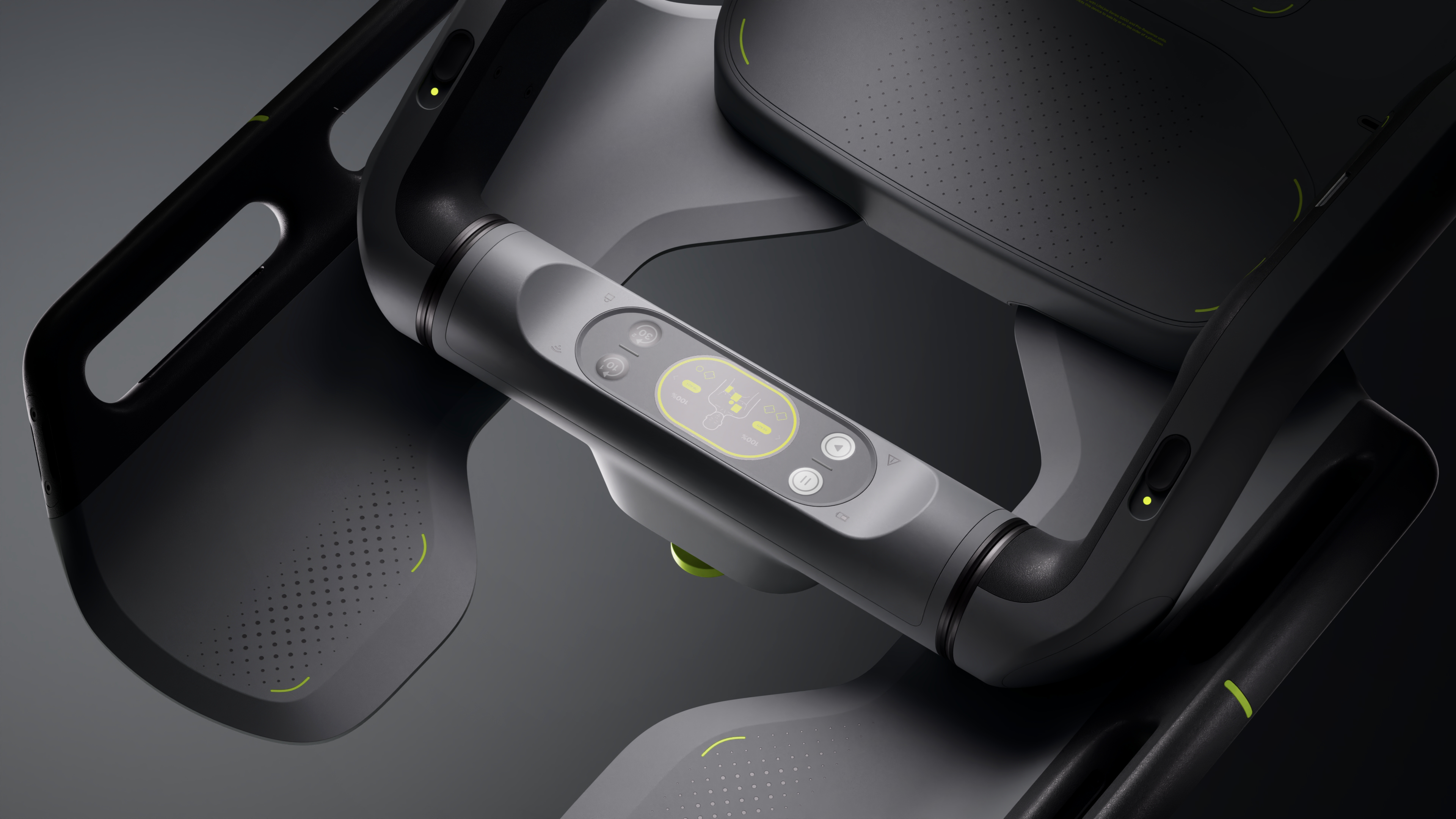 LifeLine interface showing rhythm analysis with countdown timer and compression metrics