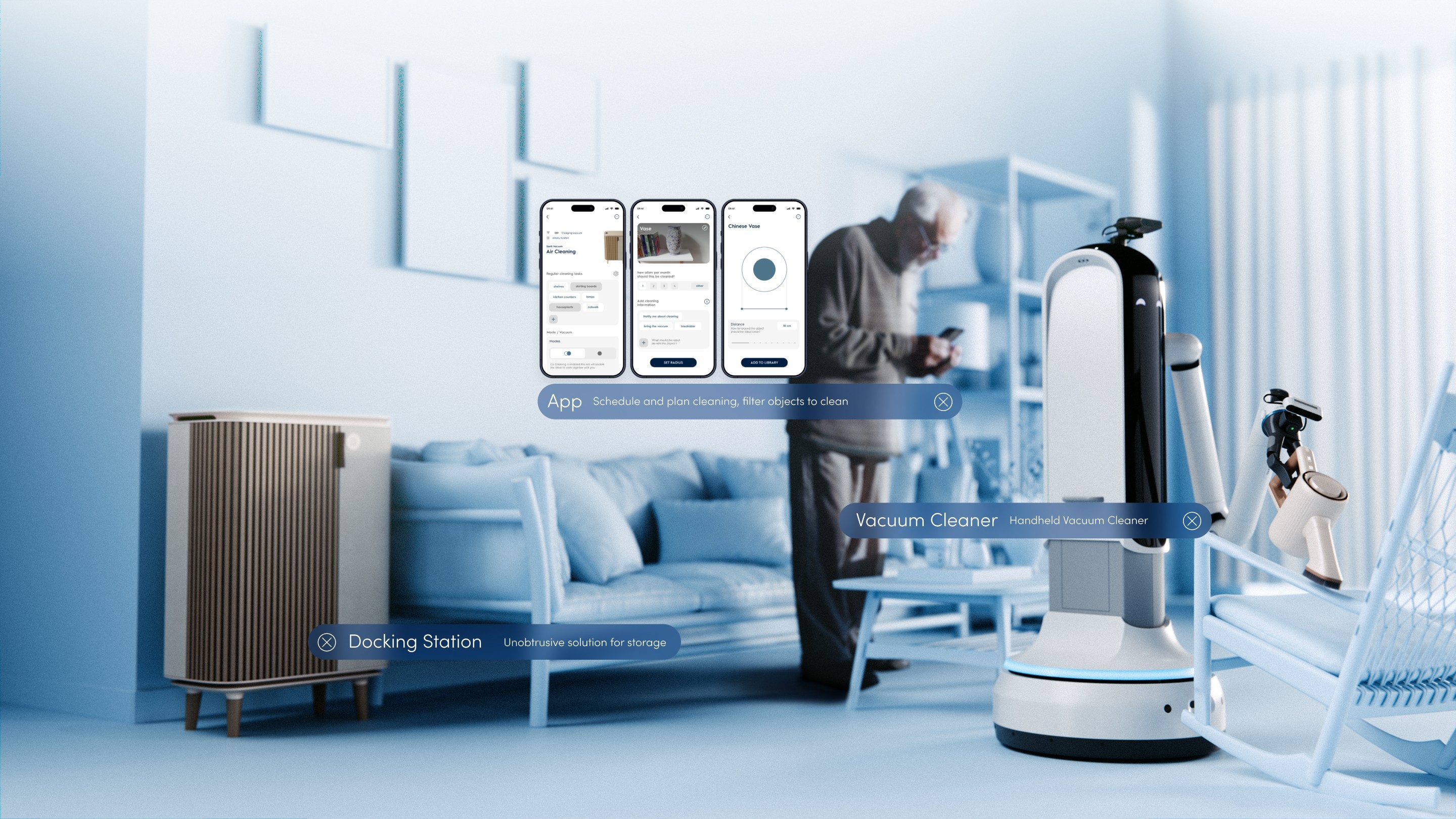 Complete automated cleaning solution ecosystem